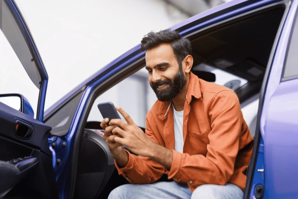 motorista carro celular mobilidade estacionamentos